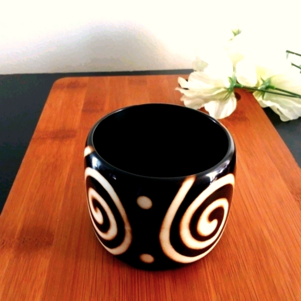 1PC Beautiful African Batik Bangle Bracelet - Picture 4 of 9